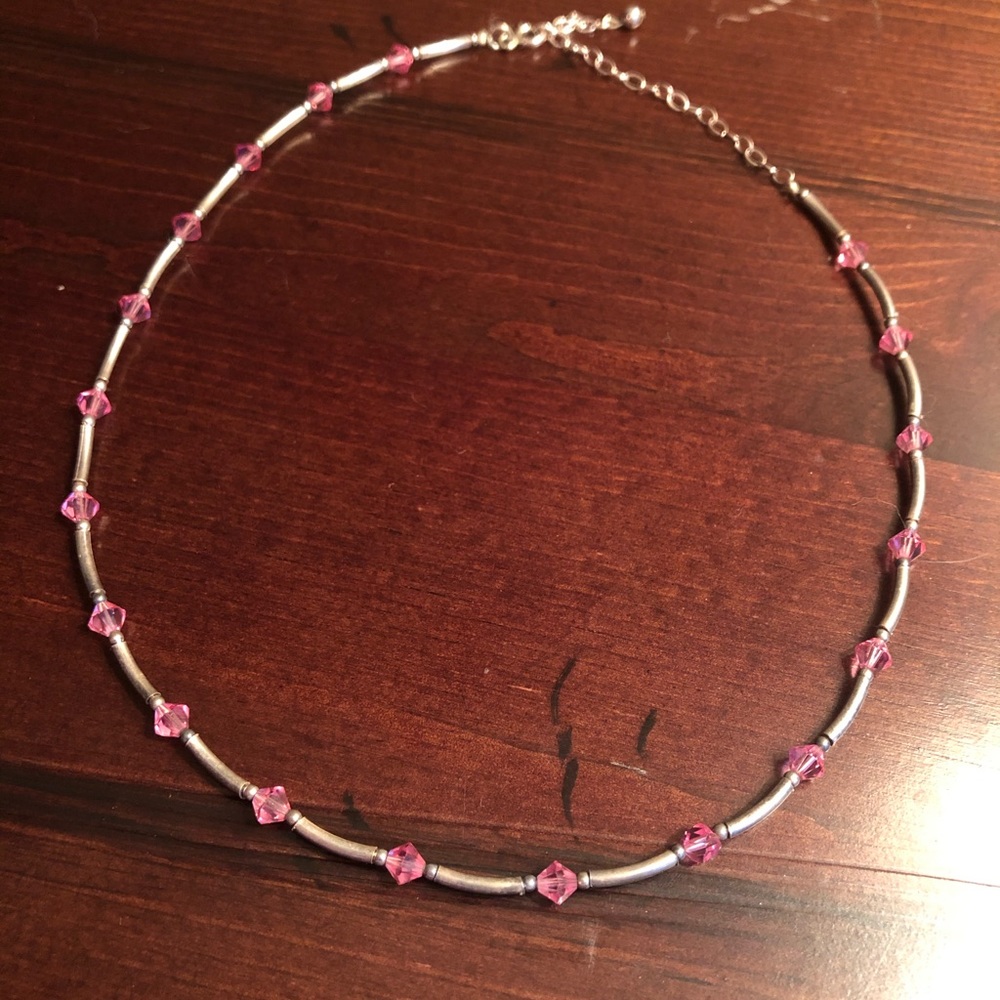 Pink Beaded Necklace